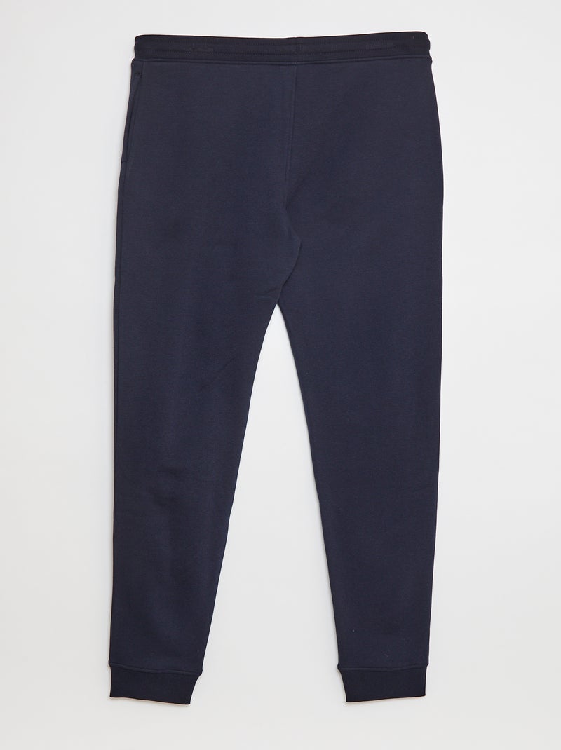 Basic joggingbroek met zachte, opgeruwde binnenzijde - L38 Blauw - Kiabi