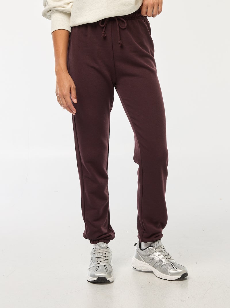 Basic joggingbroek Paars - Kiabi