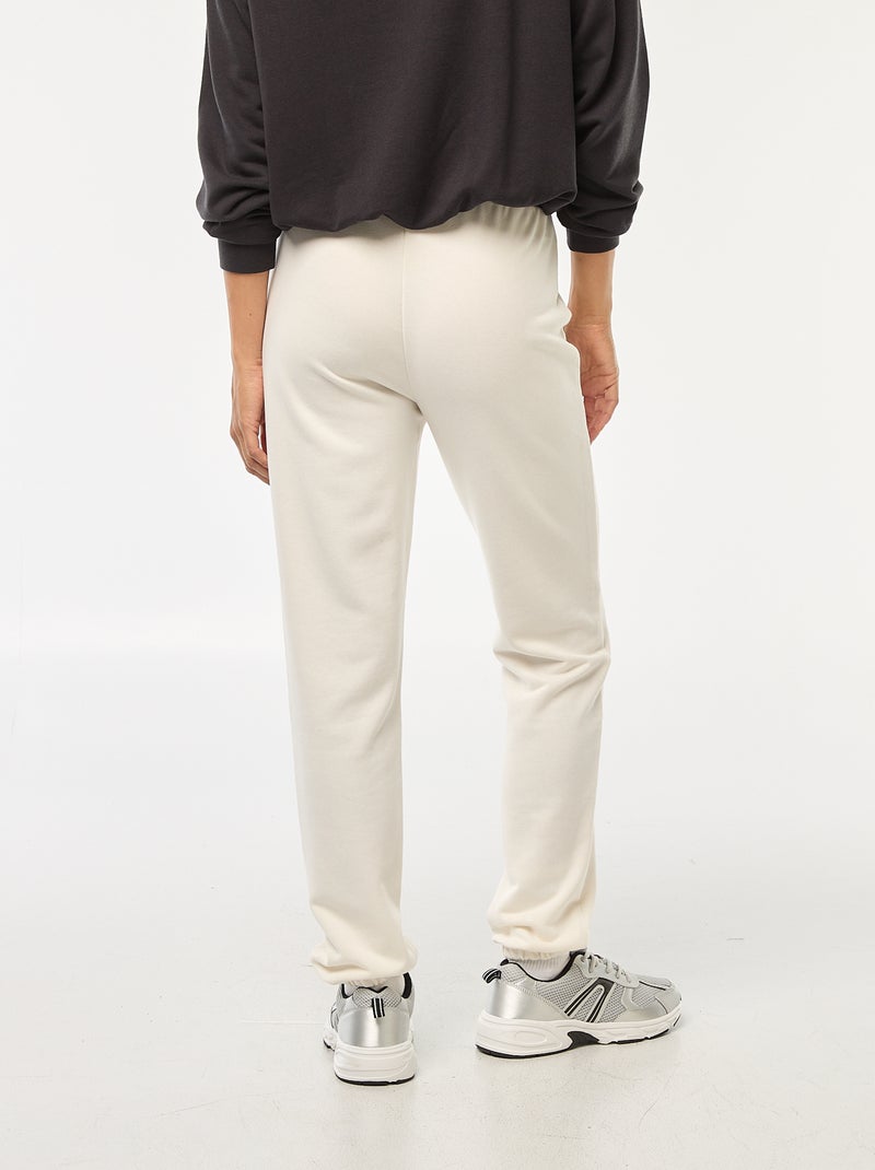 Basic joggingbroek Wit - Kiabi