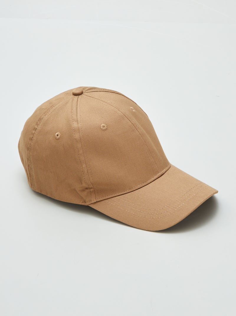 Basic pet in baseballstijl BRUIN - Kiabi