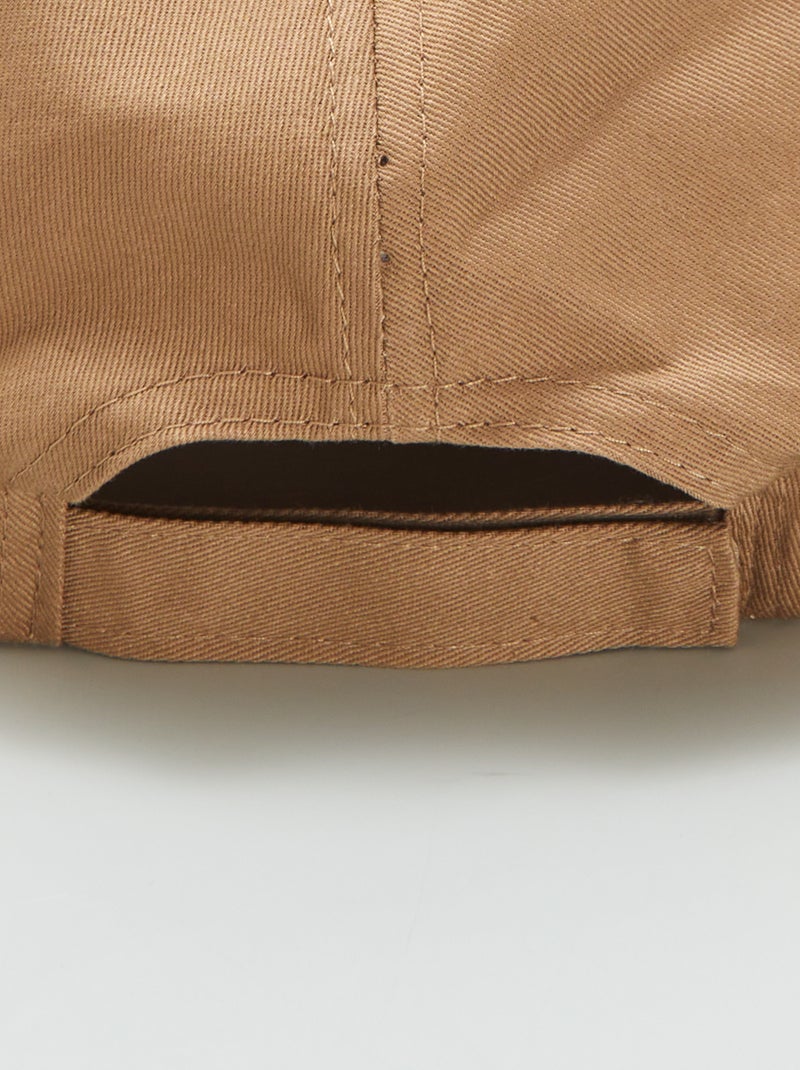 Basic pet in baseballstijl BRUIN - Kiabi