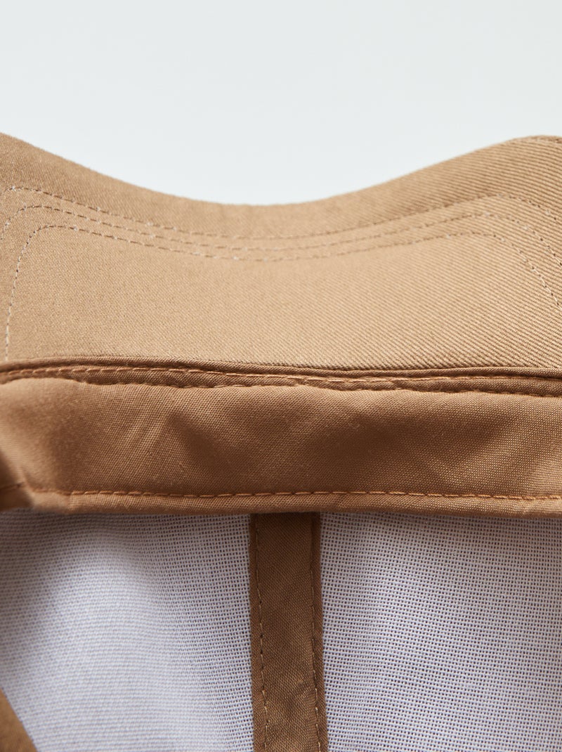 Basic pet in baseballstijl BRUIN - Kiabi