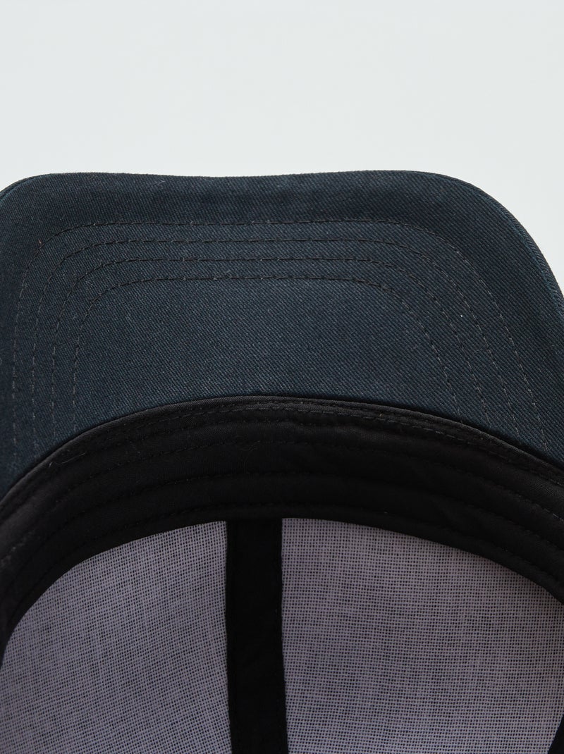 Basic pet in baseballstijl ZWART - Kiabi