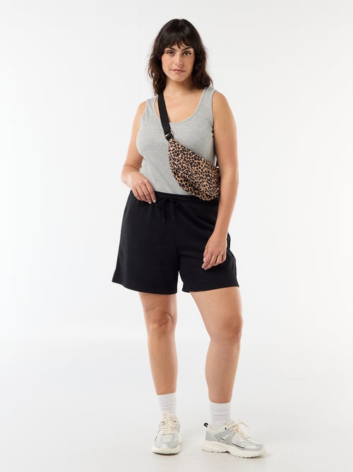 Basic ribgebreide top - Kiabi