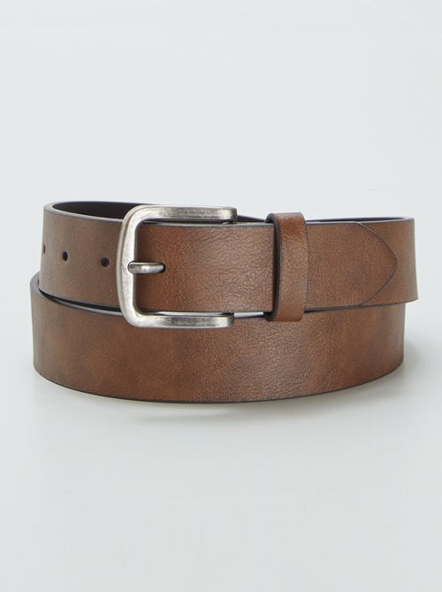 Basic riem met metalen gesp - Kiabi