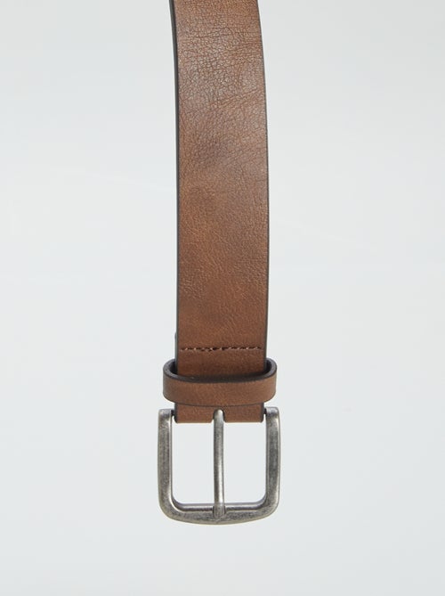 Basic riem met metalen gesp - Kiabi