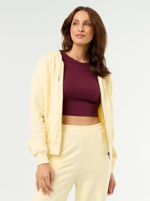 Basic sweater van lichte French Terry - Kiabi Basic sweater van lichte French Terry - Kiabi