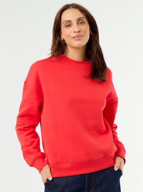 Basic sweater van molleton - Kiabi Basic sweater van molleton - Kiabi