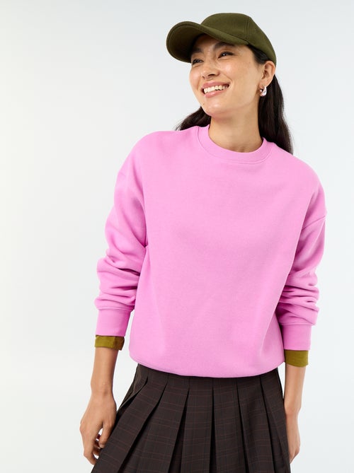 Basic sweater van molleton - Kiabi Basic sweater van molleton - Kiabi
