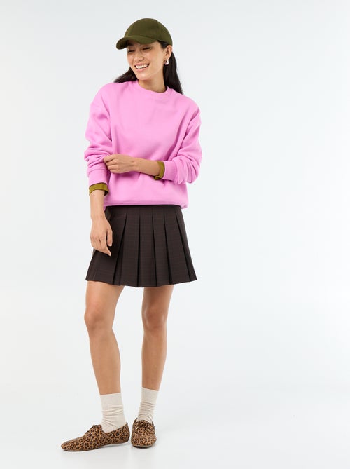 Basic sweater van molleton - Kiabi Basic sweater van molleton - Kiabi