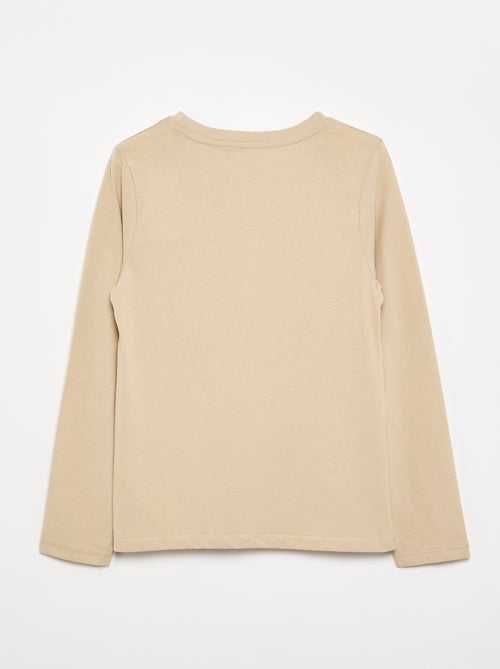 Basic T-shirt met lange mouw - Kiabi