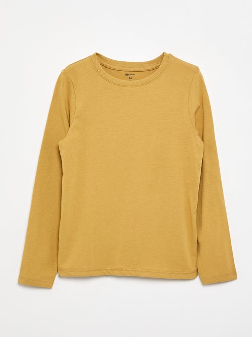 Basic T-shirt met lange mouw - Kiabi