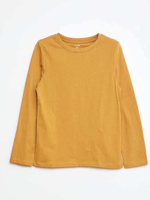 Basic T-shirt met lange mouw - Kiabi