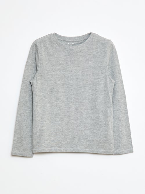 Basic T-shirt met lange mouw - Kiabi