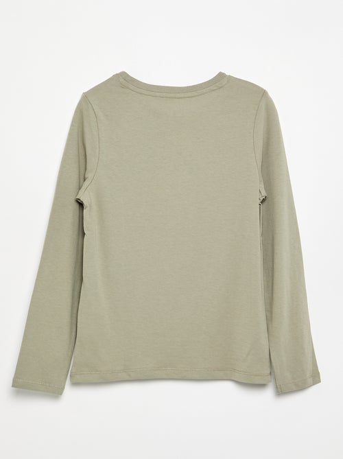 Basic T-shirt met lange mouw - Kiabi