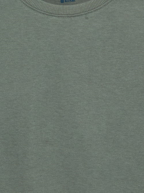 Basic T-shirt met lange mouw - Kiabi Basic T-shirt met lange mouw - Kiabi