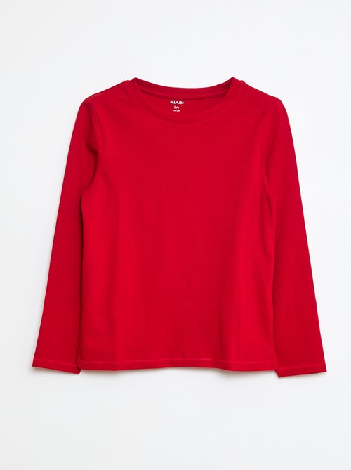 Basic T-shirt met lange mouw - Kiabi