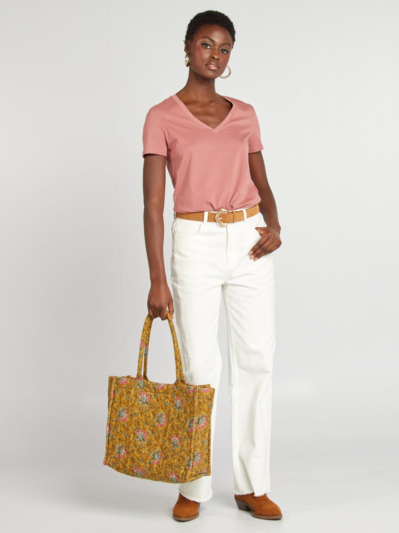 Basic T-shirt ROSE - Kiabi