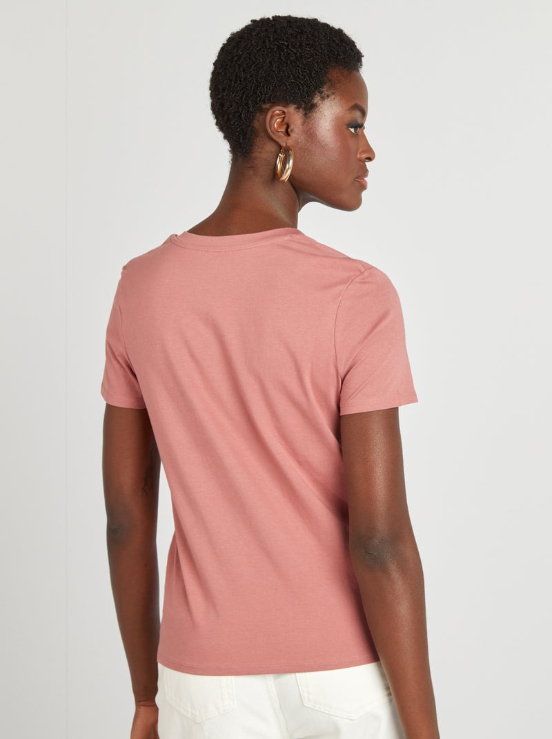 Basic T-shirt ROSE - Kiabi