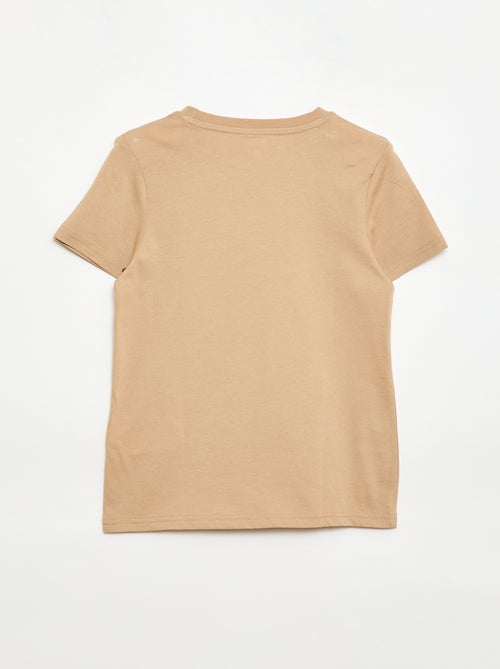 Basic T-shirt van effen jersey - Kiabi