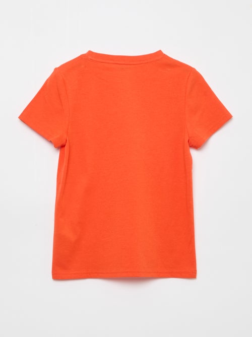 Basic T-shirt van effen jersey - Kiabi