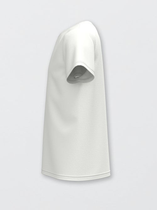 Basic T-shirt van effen jersey - Kiabi