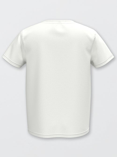 Basic T-shirt van effen jersey - Kiabi
