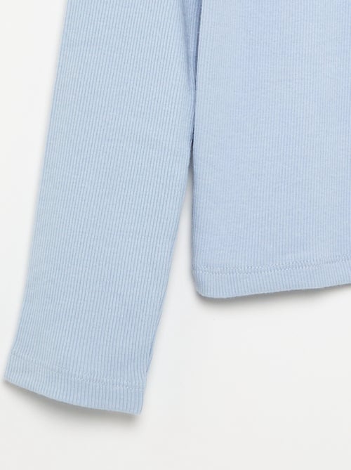 Basic T-shirt van ribstof - Kiabi