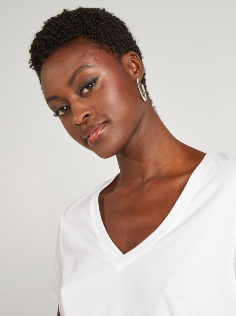 Basic T-shirt WIT - Kiabi