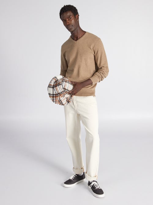 Basic trui van effen tricot - Kiabi