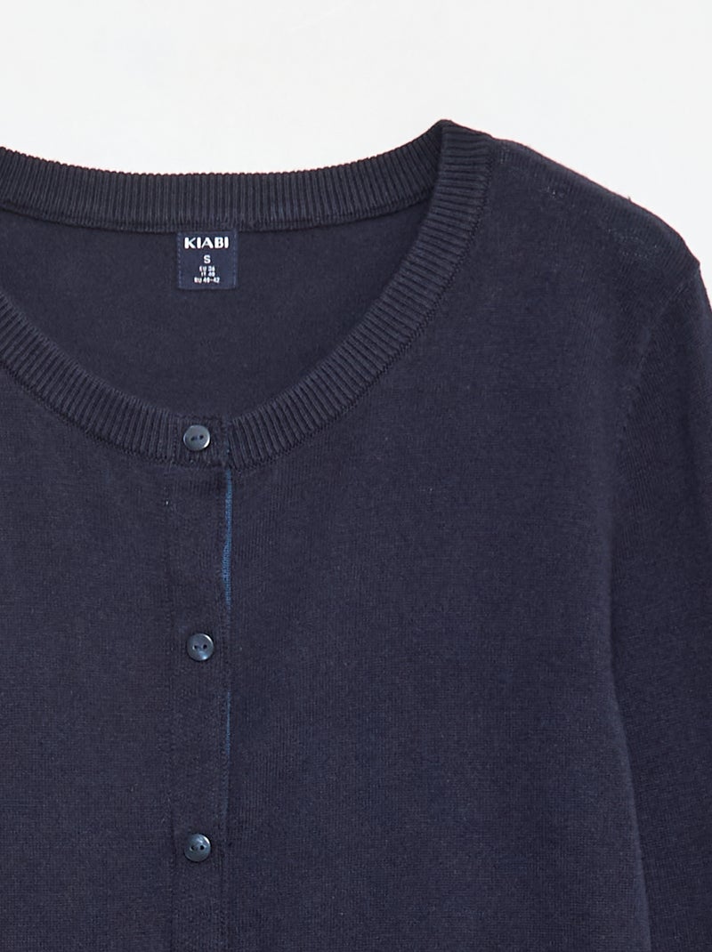 Basic vest - makkelijk aan te trekken collectie BLAUW - Kiabi