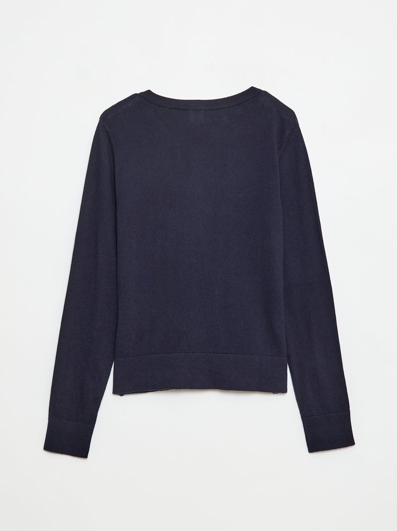Basic vest - makkelijk aan te trekken collectie BLAUW - Kiabi
