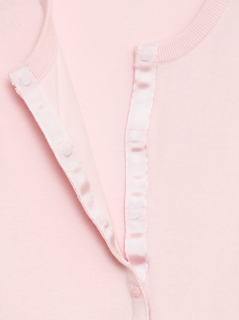 Basic vest - Makkelijk aan te trekken Rose - Kiabi