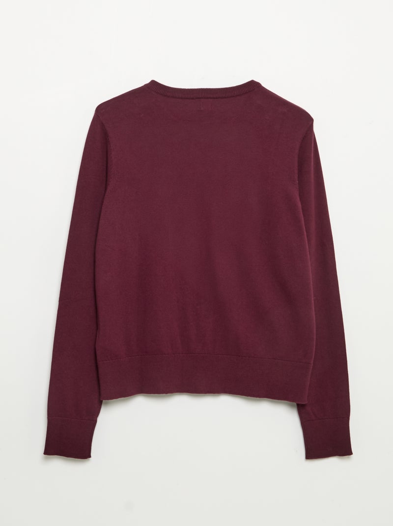 Basic vest - Makkelijk aan te trekken Rose - Kiabi