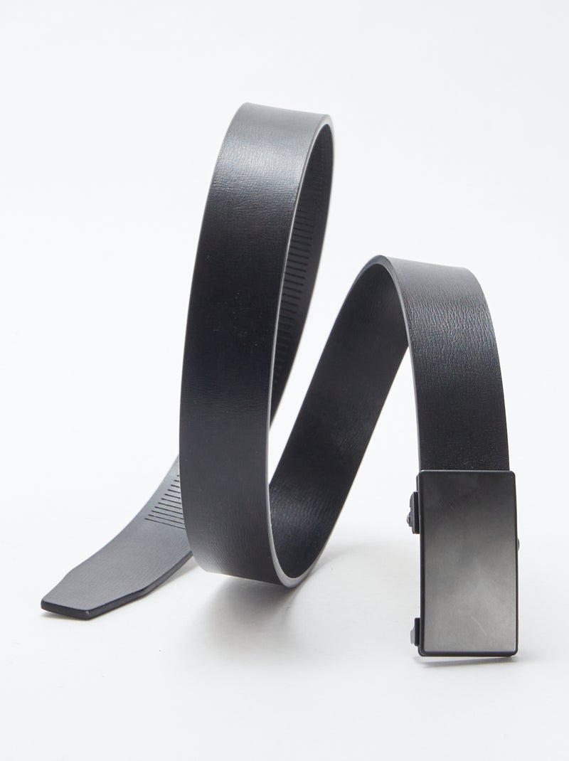 Basic zwarte riem Zwart - Kiabi