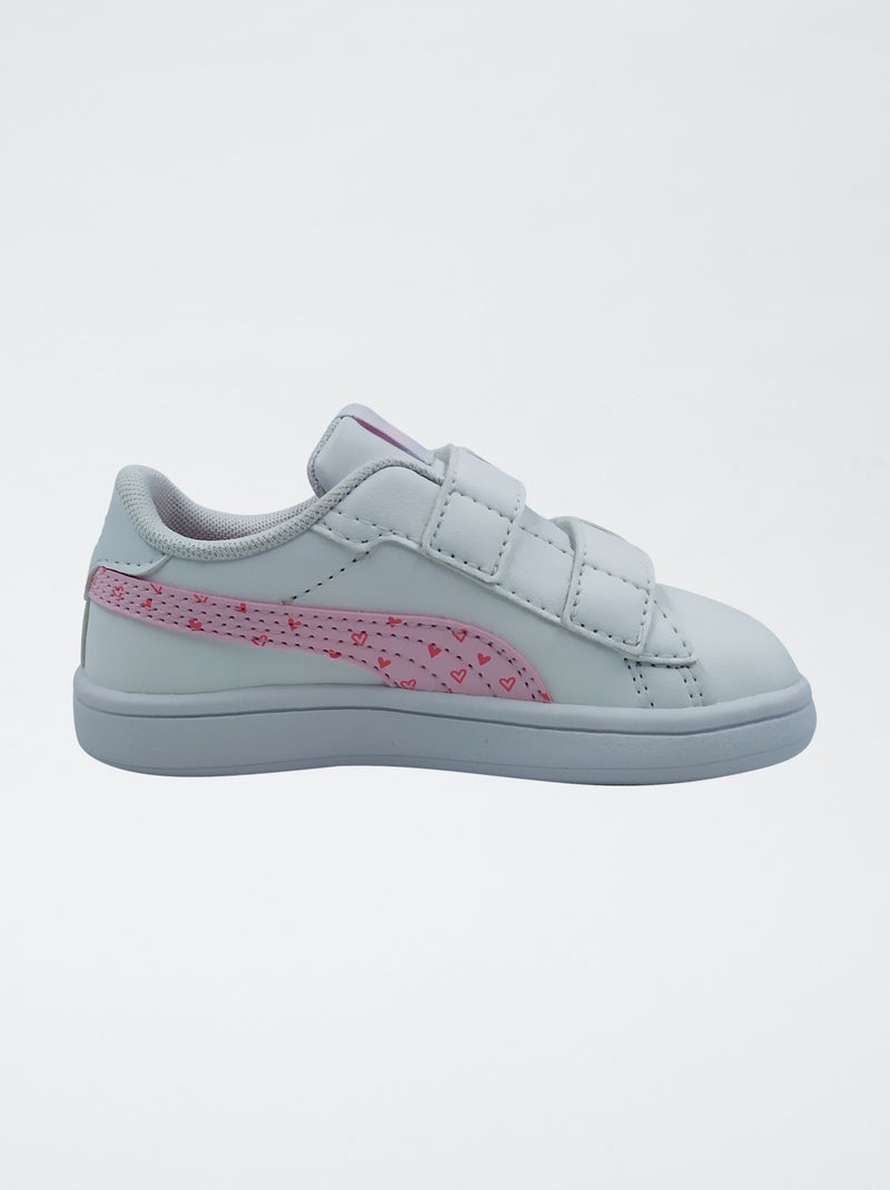 Basket 'PUMA' met klittenbandsluiting Wit - Kiabi
