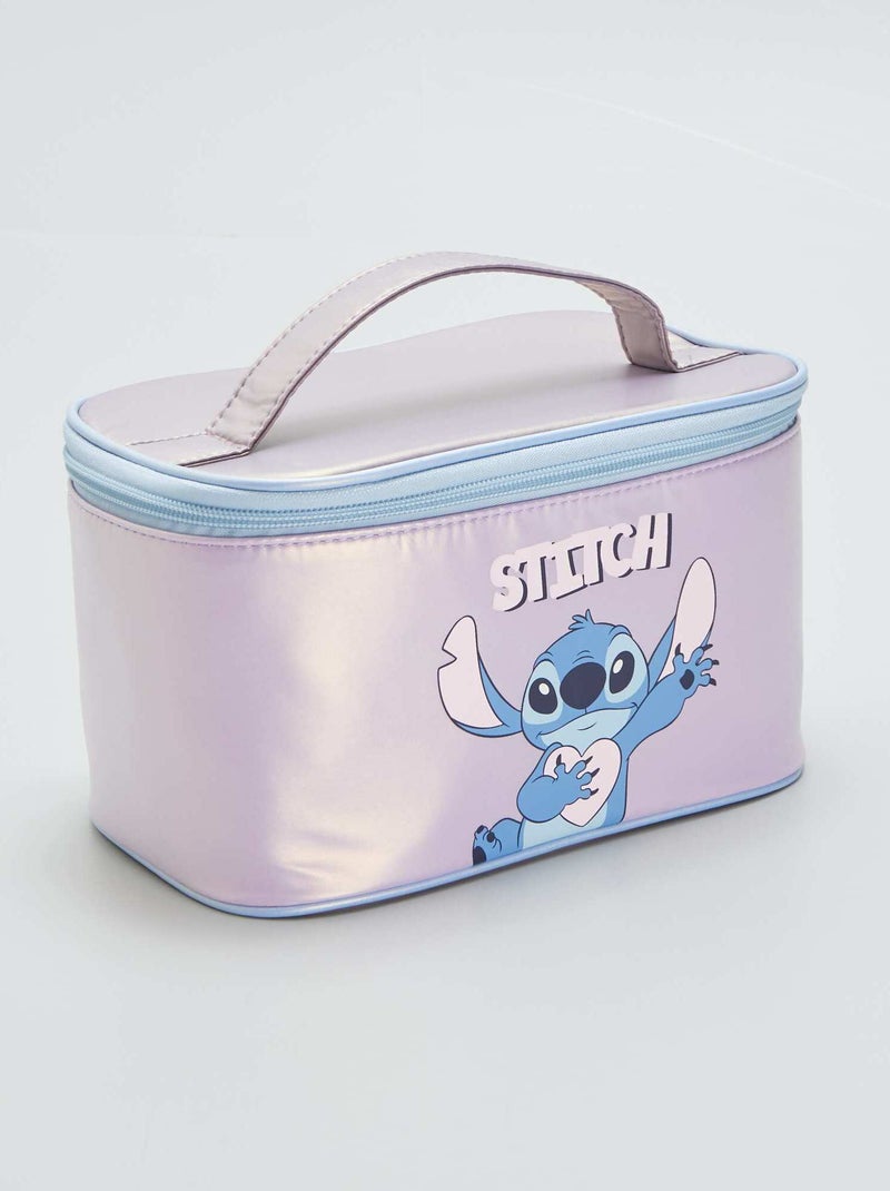Beautycase met Stitch-print BLAUW - Kiabi