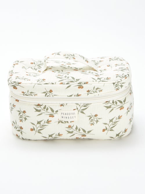 Beautycase van luchtig katoen - Kiabi