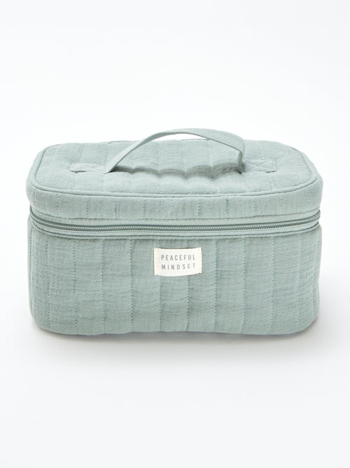 Beautycase van luchtig katoen - Kiabi