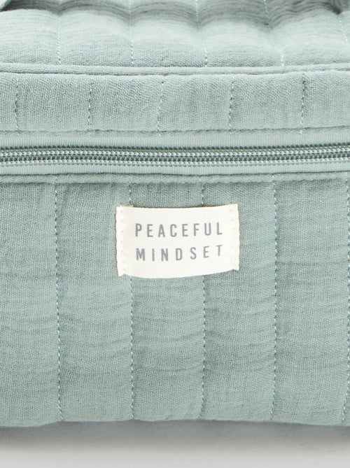 Beautycase van luchtig katoen - Kiabi