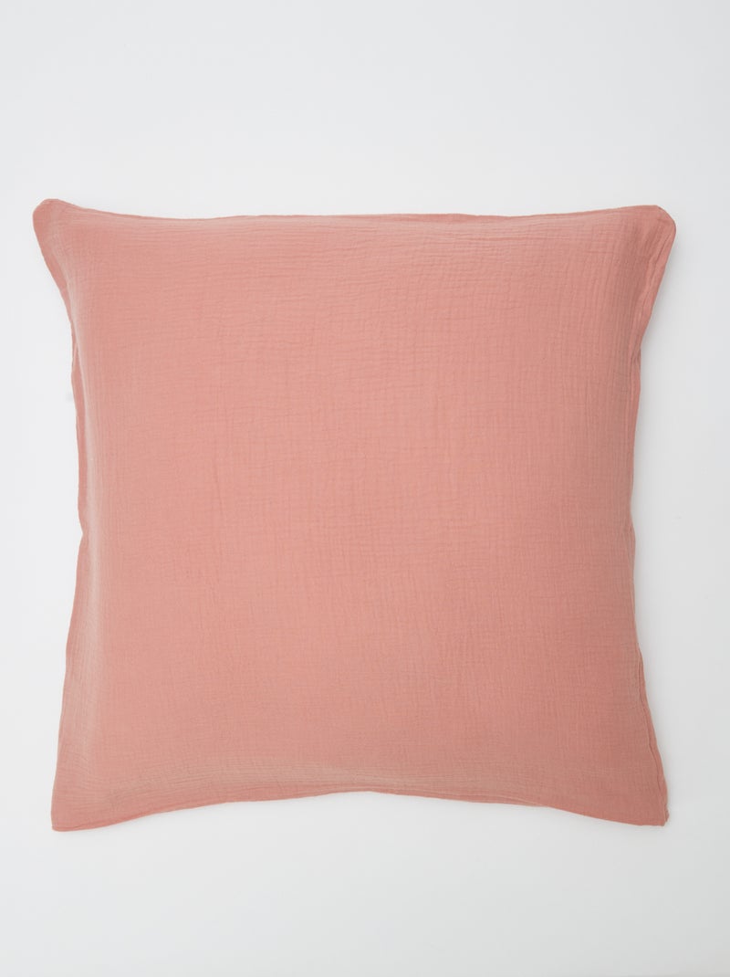 Beddengoedset 2-persoons (260 x 240 cm) van katoenen gaas - Kiabi Home ROSE - Kiabi