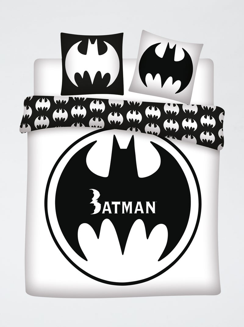Beddengoedset 'Batman' 'DC Comics' - 2 personen Zwart - Kiabi