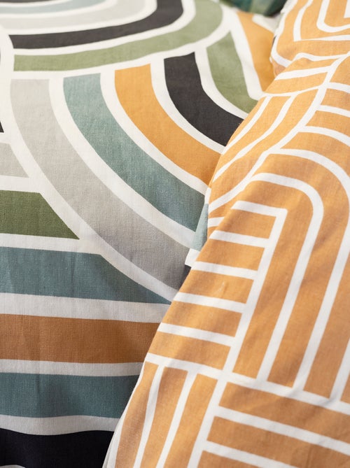 Beddengoedset met print - 240x220 cm - 2 personen - Kiabi Beddengoedset met print - 240x220 cm - 2 personen - Kiabi