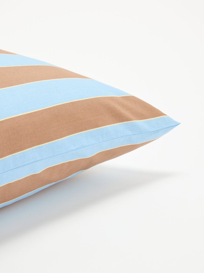 Bedrukt kussensloop - KIABI Home Blauw - Kiabi