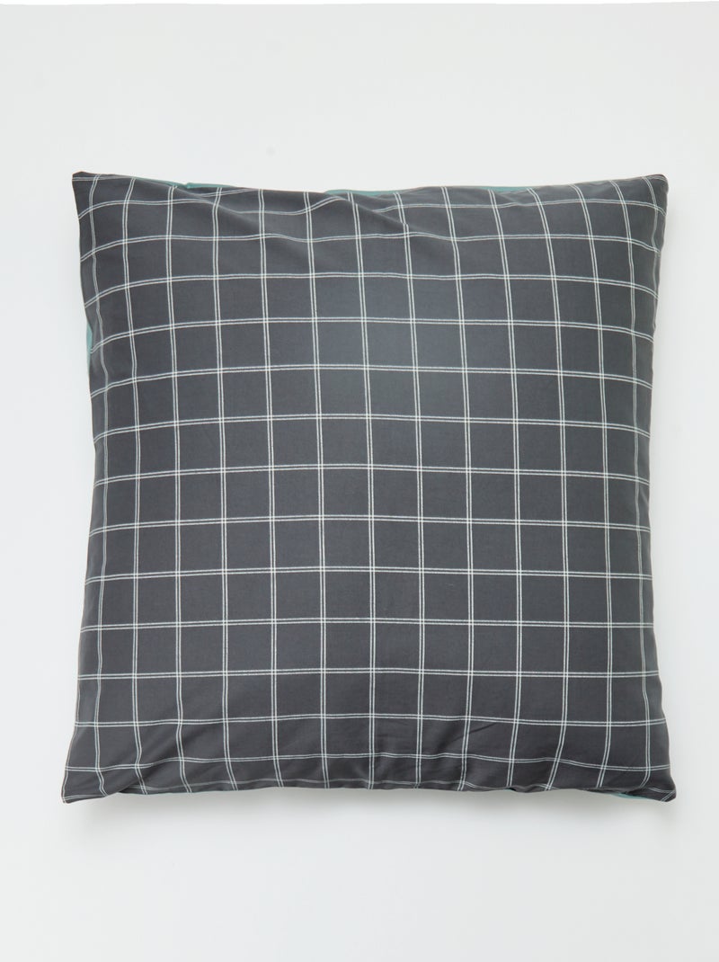 Bedrukt kussensloop 60 x 60 cm - Kiabi Home GRIJS - Kiabi