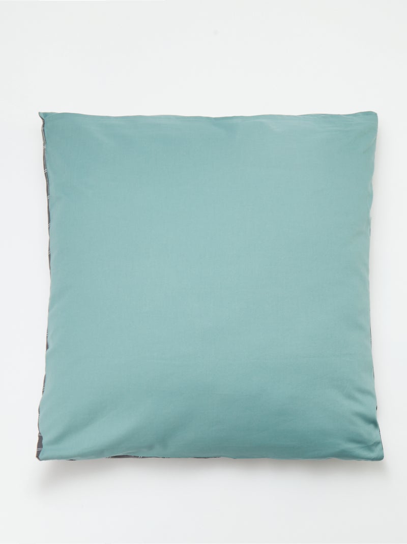 Bedrukt kussensloop 60 x 60 cm - Kiabi Home GRIJS - Kiabi