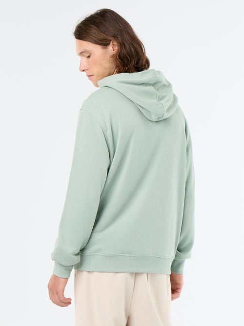Bedrukt molton sweatshirt met capuchon - Kiabi