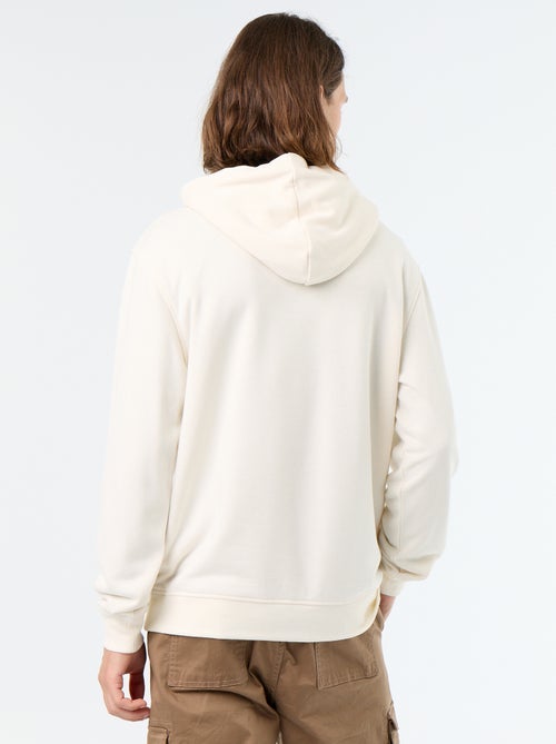 Bedrukt molton sweatshirt met capuchon - Kiabi