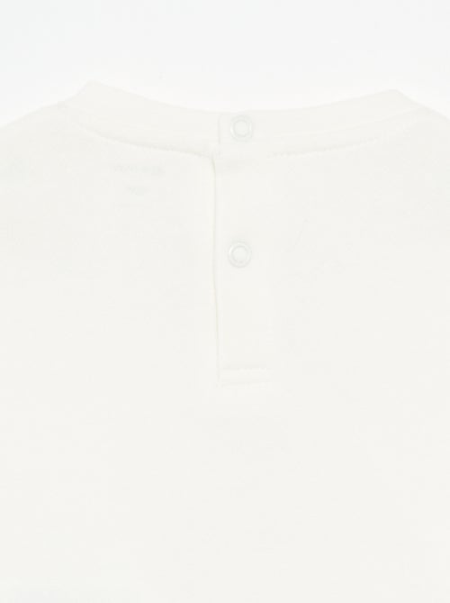 Bedrukt molton sweatshirt - Kiabi