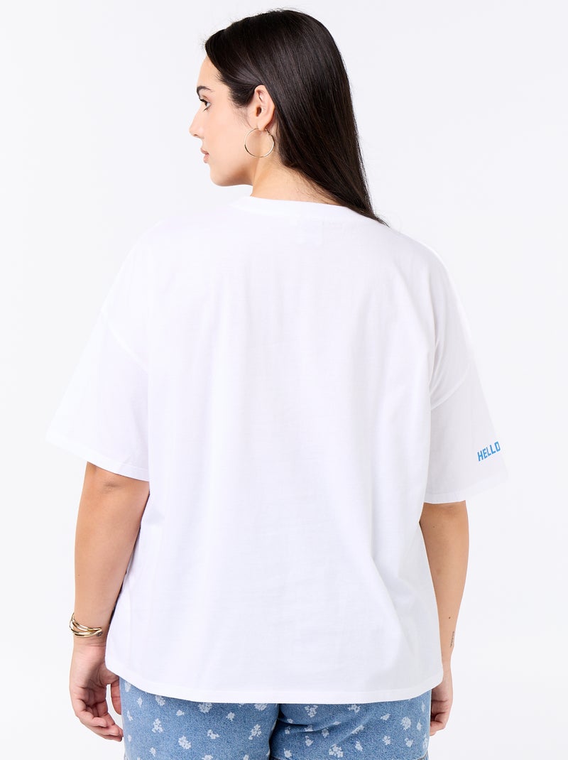 Bedrukt T-shirt 'Hello Kitty' Wit - Kiabi